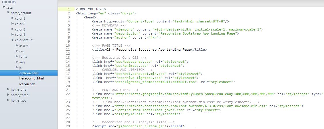 O-two (HTML) - Documentation